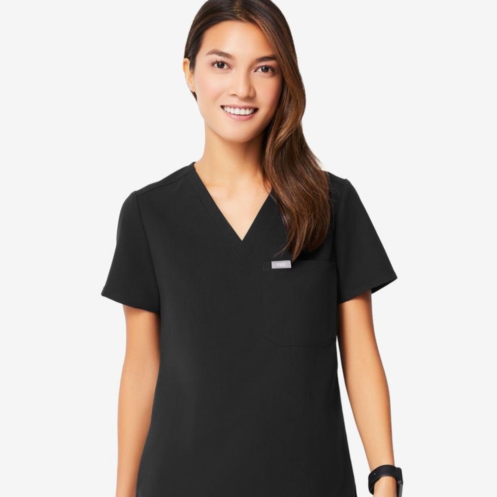 Figs XS Black Scrub Set